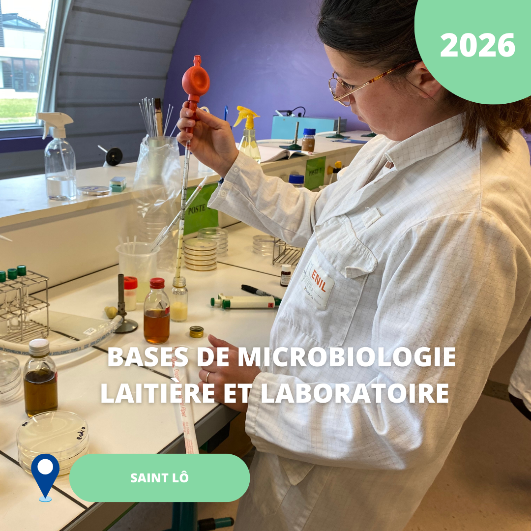 N°42/ Bases de microbiologie laitière et laboratoire/ 2026 (Saint-Lô)