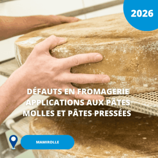 N°21/ Défauts en fromagerie - Applications aux pâtes molles et pâtes pressées/ 2026 (Mamirolle)