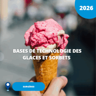 N°38/ Bases de technologie des glaces et sorbets/ 2026 (Surgères)