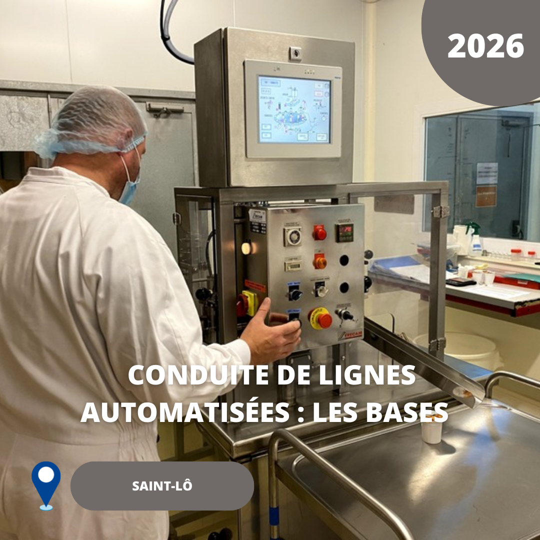 N°53/ Conduite de machines automatisées : les bases/ 2026 (Saint-Lô)