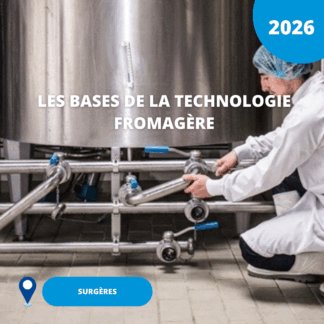 N°08/ Les bases de la technologie fromagère/ 2026 (Surgères)