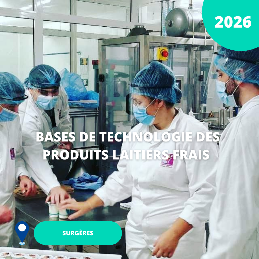 N°31/ Bases de technologie des produits laitiers frais/ 2026 (Surgères)