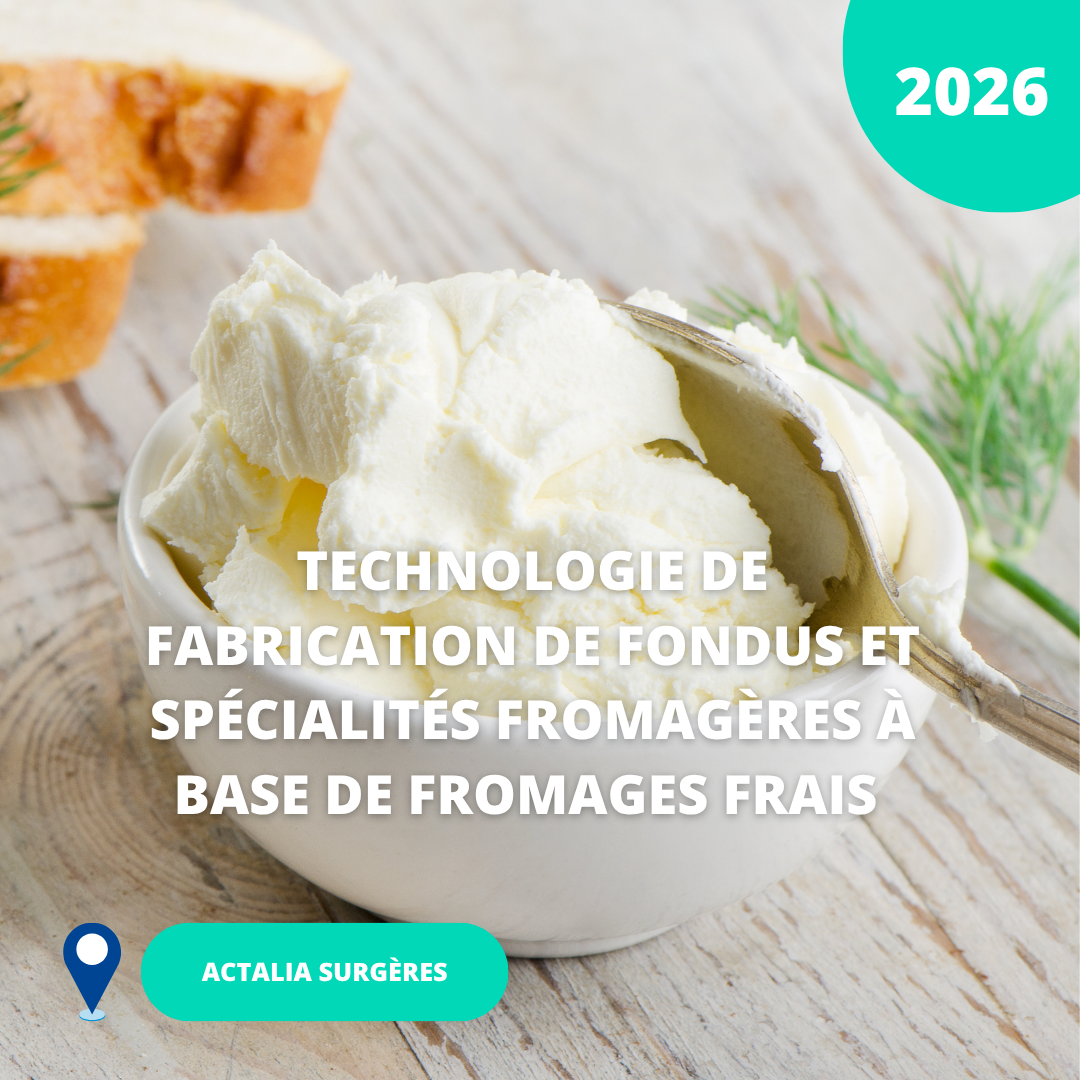 N°36/ Technologie de fabrication de fondus et de spécialités fromagères à base de fromages frais/ 2026 (Actalia)